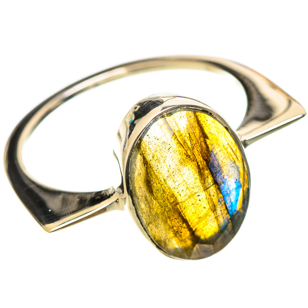 Labradorite Rings handcrafted by Anasilvercos - RING114331 - Photo 2