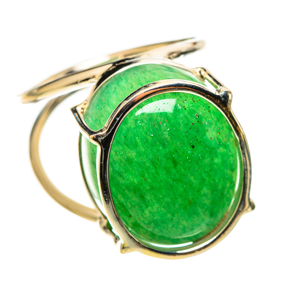 Green Aventurine Rings handcrafted by Anasilvercos - RING114342 - Photo 2