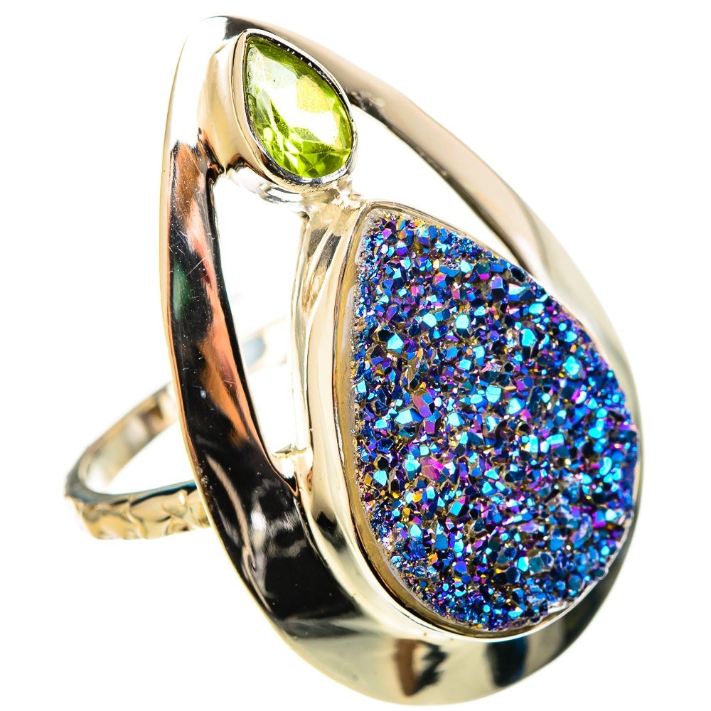 Titanium Druzy Rings handcrafted by Anasilvercos - RING114359 - Photo 2
