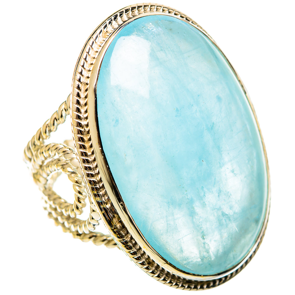Aquamarine Rings handcrafted by Anasilvercos - RING114363 - Photo 2