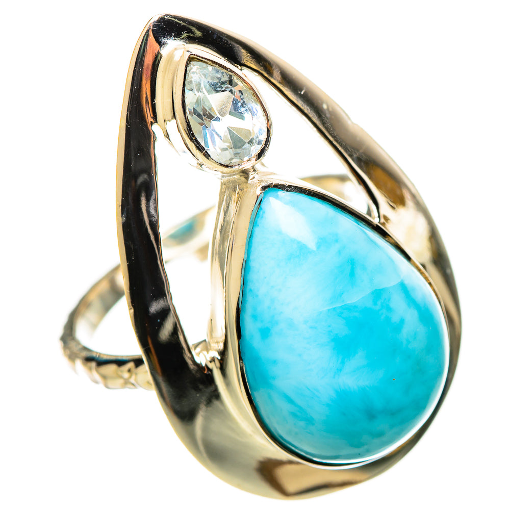 Larimar Rings handcrafted by Anasilvercos - RING114374 - Photo 2