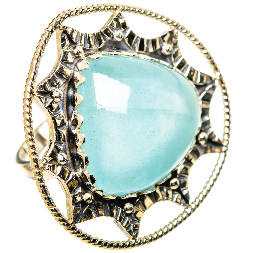 Aquamarine Rings handcrafted by Anasilvercos - RING114375 - Photo 2