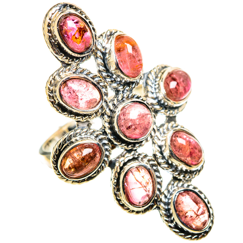 Pink Tourmaline Rings handcrafted by Anasilvercos - RING114381 - Photo 2