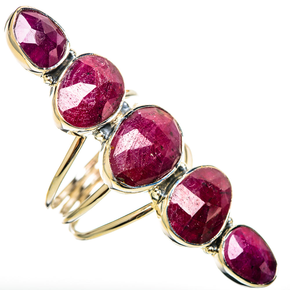 Ruby Fuchsite Rings handcrafted by Anasilvercos - RING114394 - Photo 2