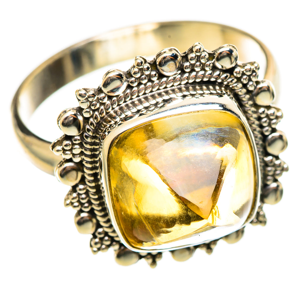 Citrine Sugarloaf Rings handcrafted by Anasilvercos - RING114439 - Photo 2