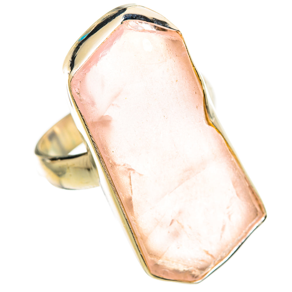 Rose Quartz Rings handcrafted by Anasilvercos - RING114472 - Photo 2