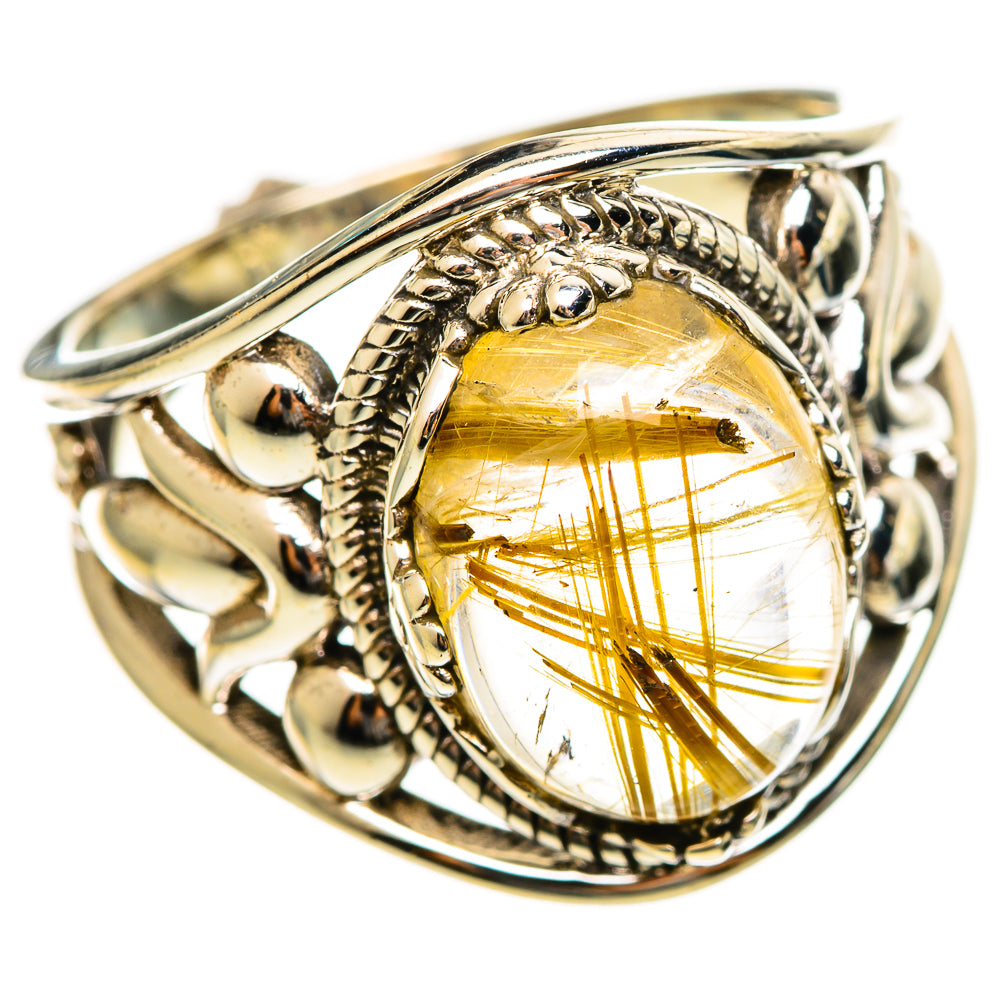 Rutilated Quartz Rings handcrafted by Anasilvercos - RING114480 - Photo 2