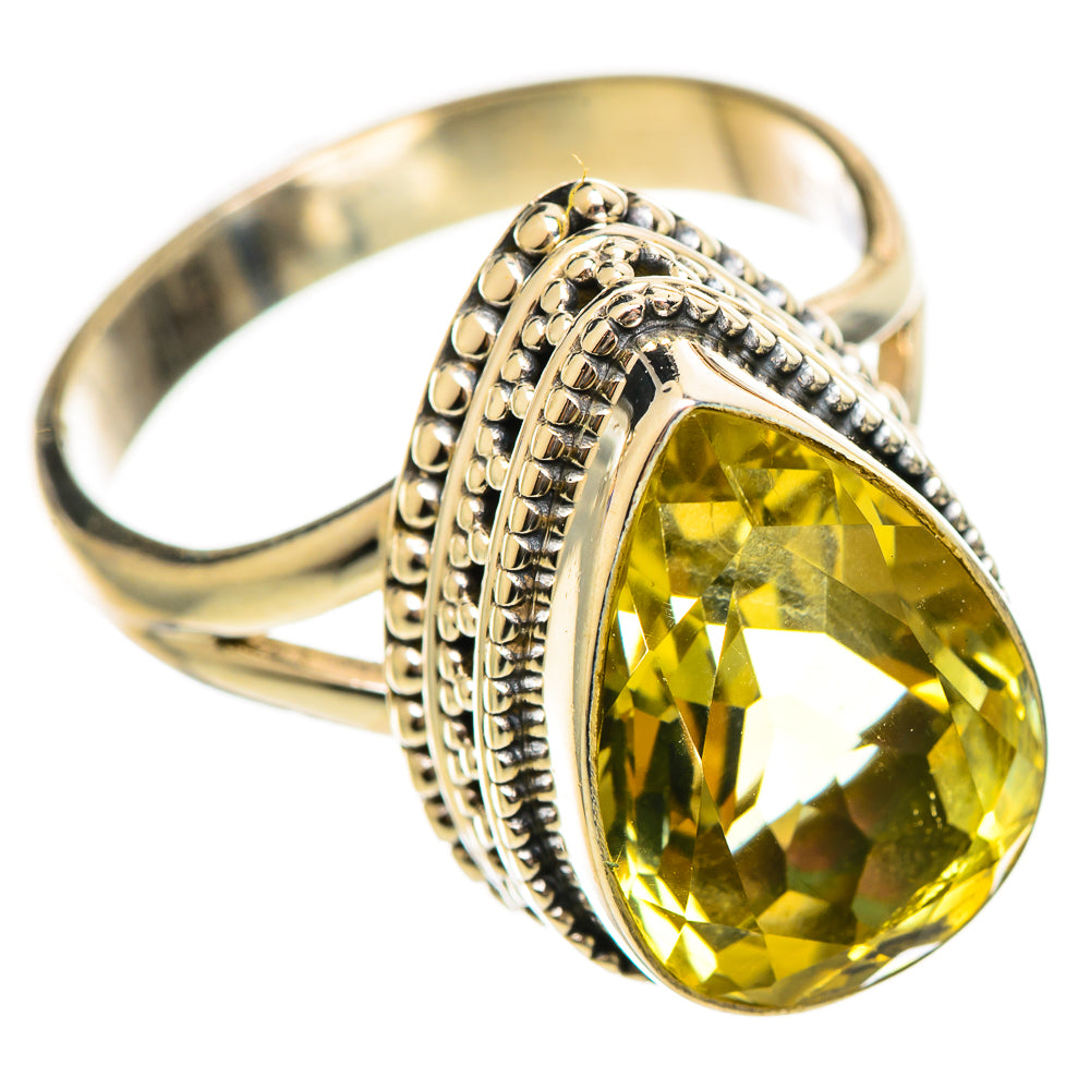 Citrine Sugarloaf Rings handcrafted by Anasilvercos - RING114487 - Photo 2