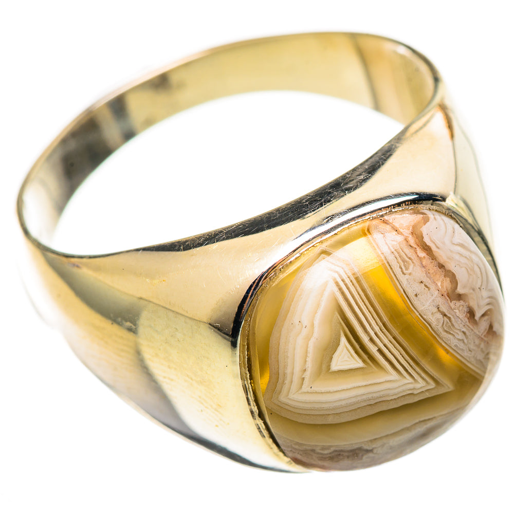 Laguna Lace Agate Rings handcrafted by Anasilvercos - RING114495 - Photo 2