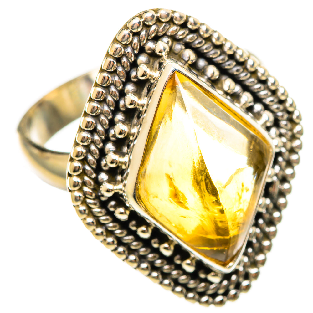 Citrine Sugarloaf Rings handcrafted by Anasilvercos - RING114496 - Photo 2