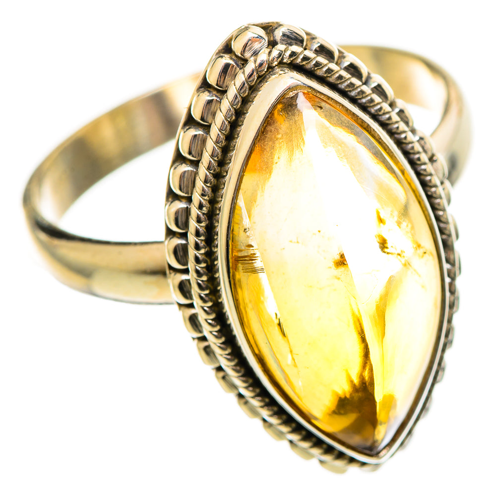 Citrine Sugarloaf Rings handcrafted by Anasilvercos - RING114500 - Photo 2