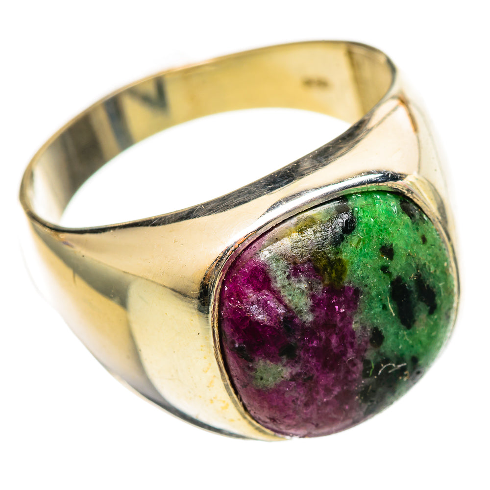 Ruby Zoisite Rings handcrafted by Anasilvercos - RING114543 - Photo 2