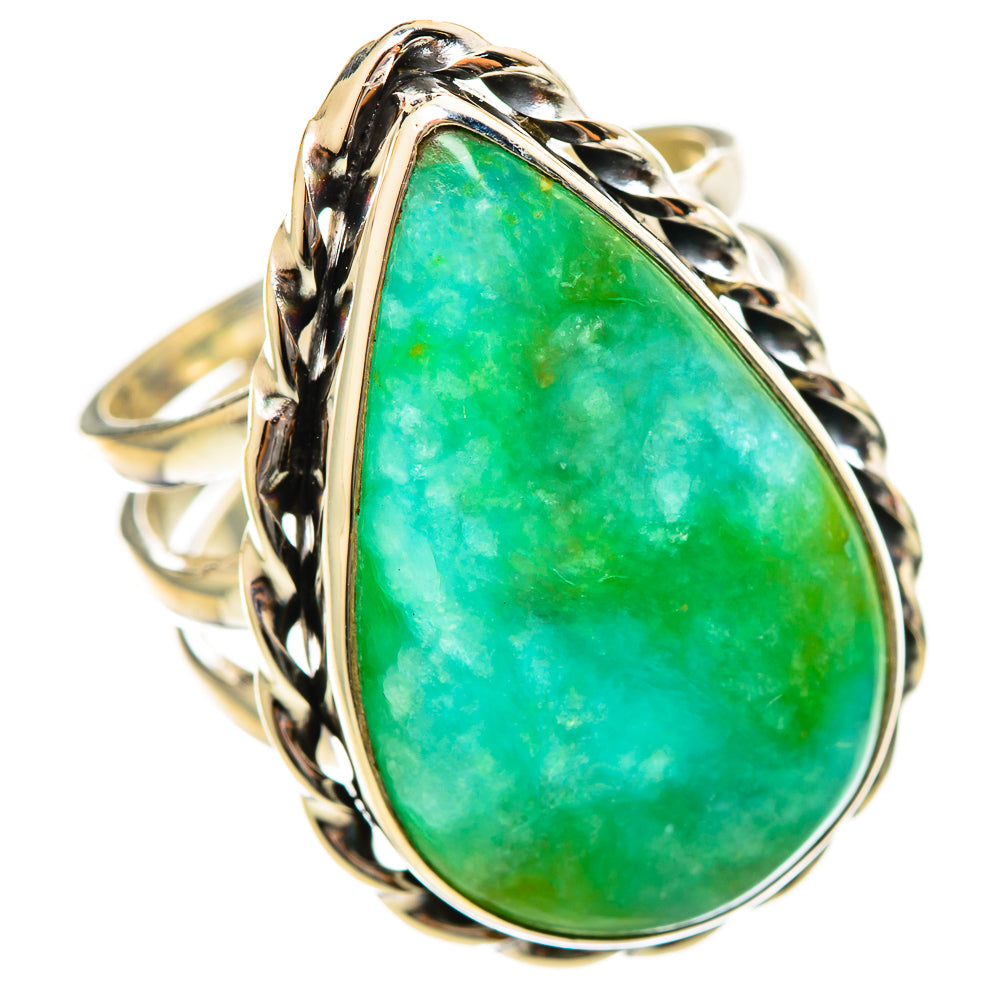 Peruvian Opal Rings handcrafted by Anasilvercos - RING114552 - Photo 2