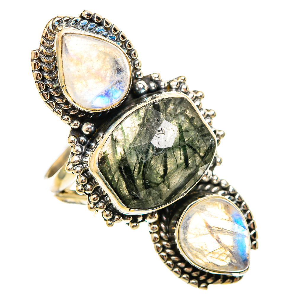 Tourmalinated Quartz Rings handcrafted by Anasilvercos - RING114583 - Photo 2