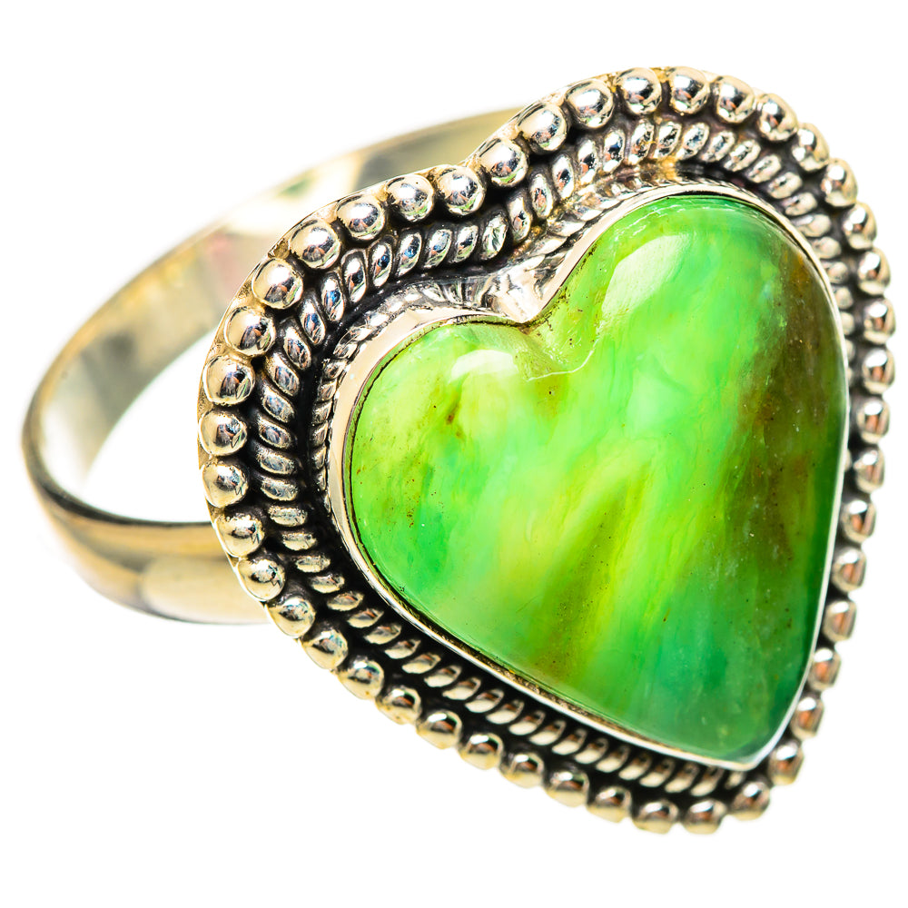 Peruvian Opal Rings handcrafted by Anasilvercos - RING114591 - Photo 2