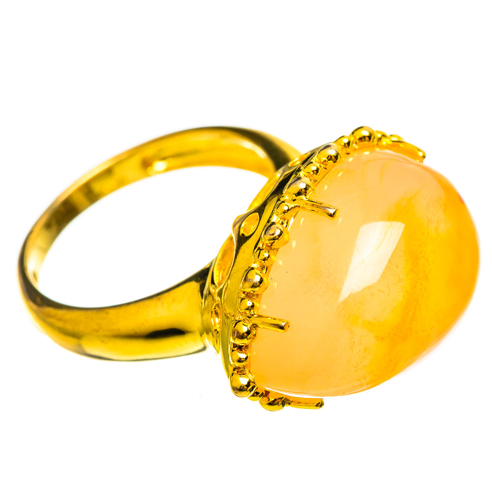 Citrine Sugarloaf Rings handcrafted by Anasilvercos - RING114662 - Photo 2
