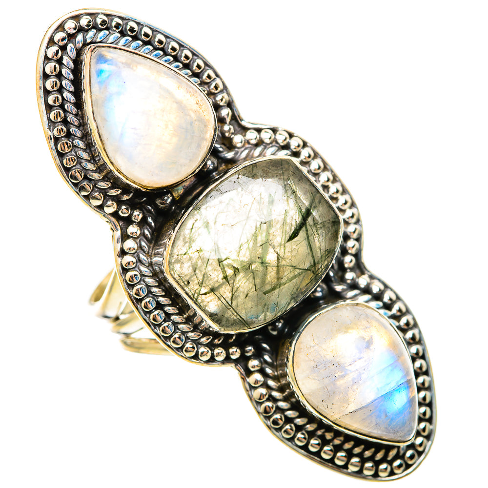 Tourmalinated Quartz Rings handcrafted by Anasilvercos - RING114673 - Photo 2