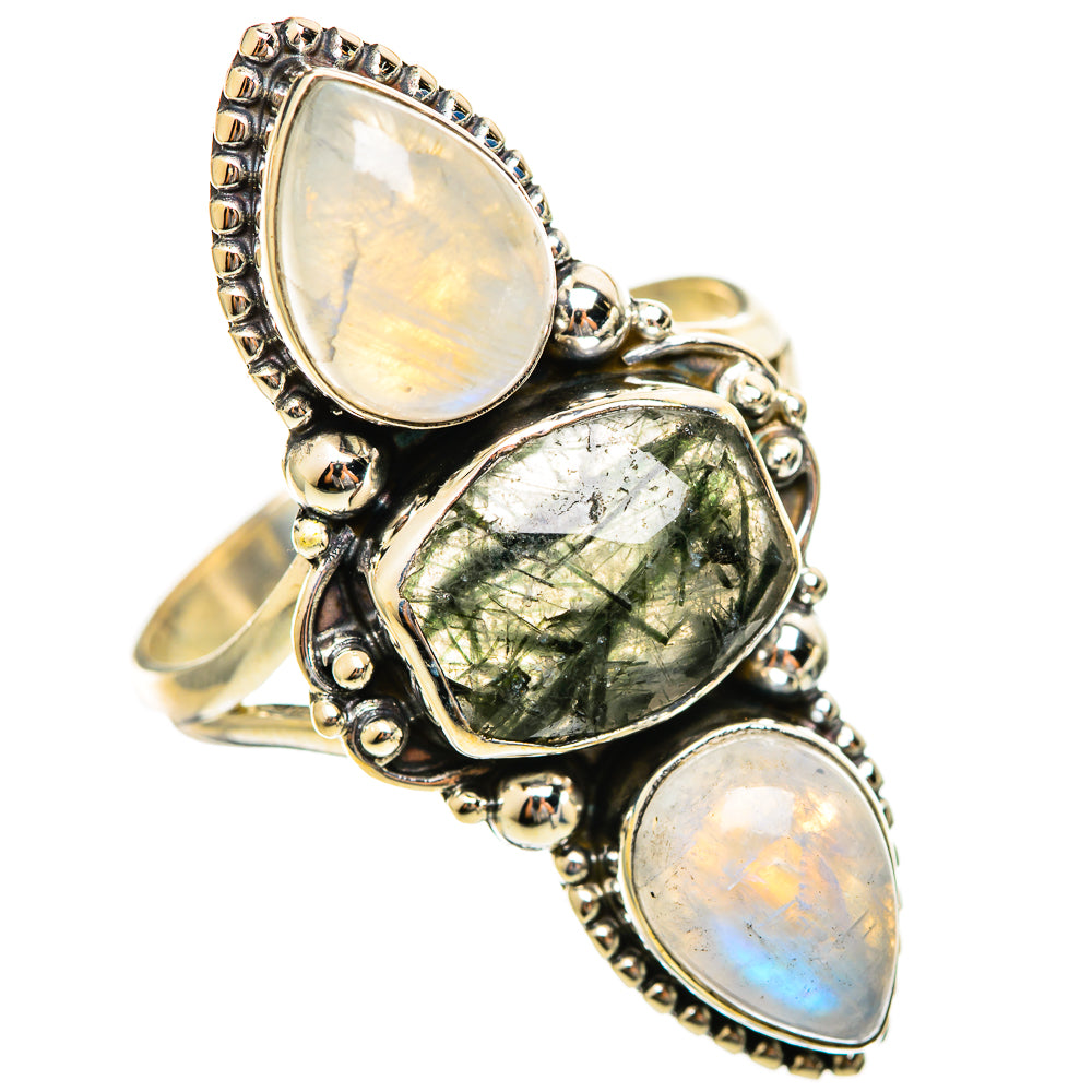 Tourmalinated Quartz Rings handcrafted by Anasilvercos - RING114684 - Photo 2