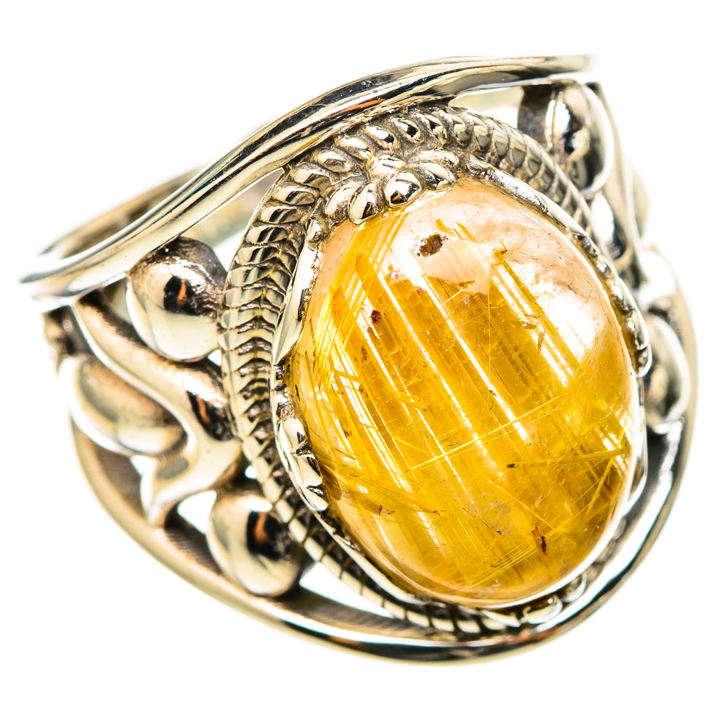 Rutilated Quartz Rings handcrafted by Anasilvercos - RING114808 - Photo 2