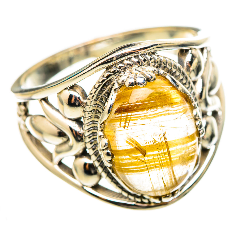 Rutilated Quartz Rings handcrafted by Anasilvercos - RING114855 - Photo 2