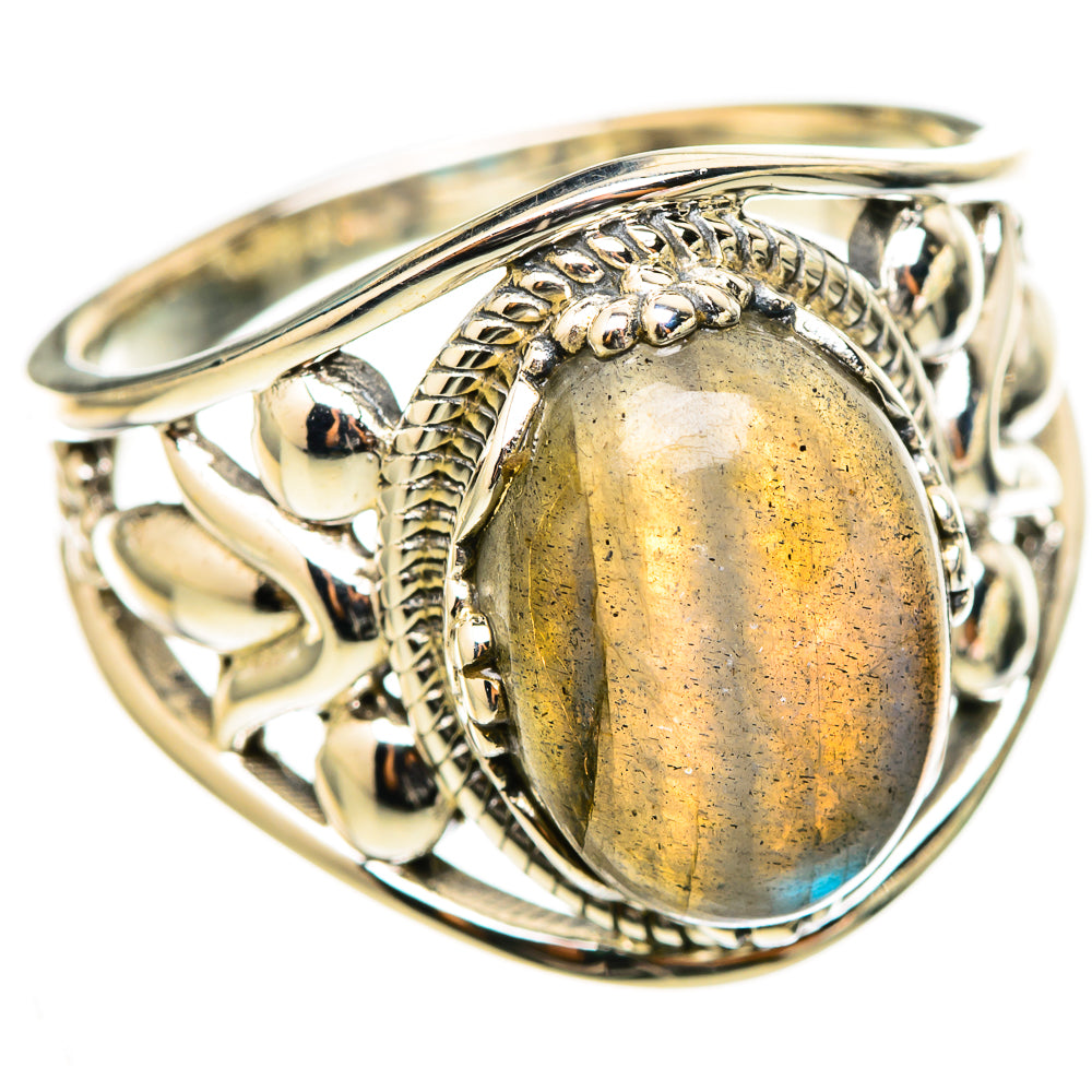 Labradorite Rings handcrafted by Anasilvercos - RING114866 - Photo 2
