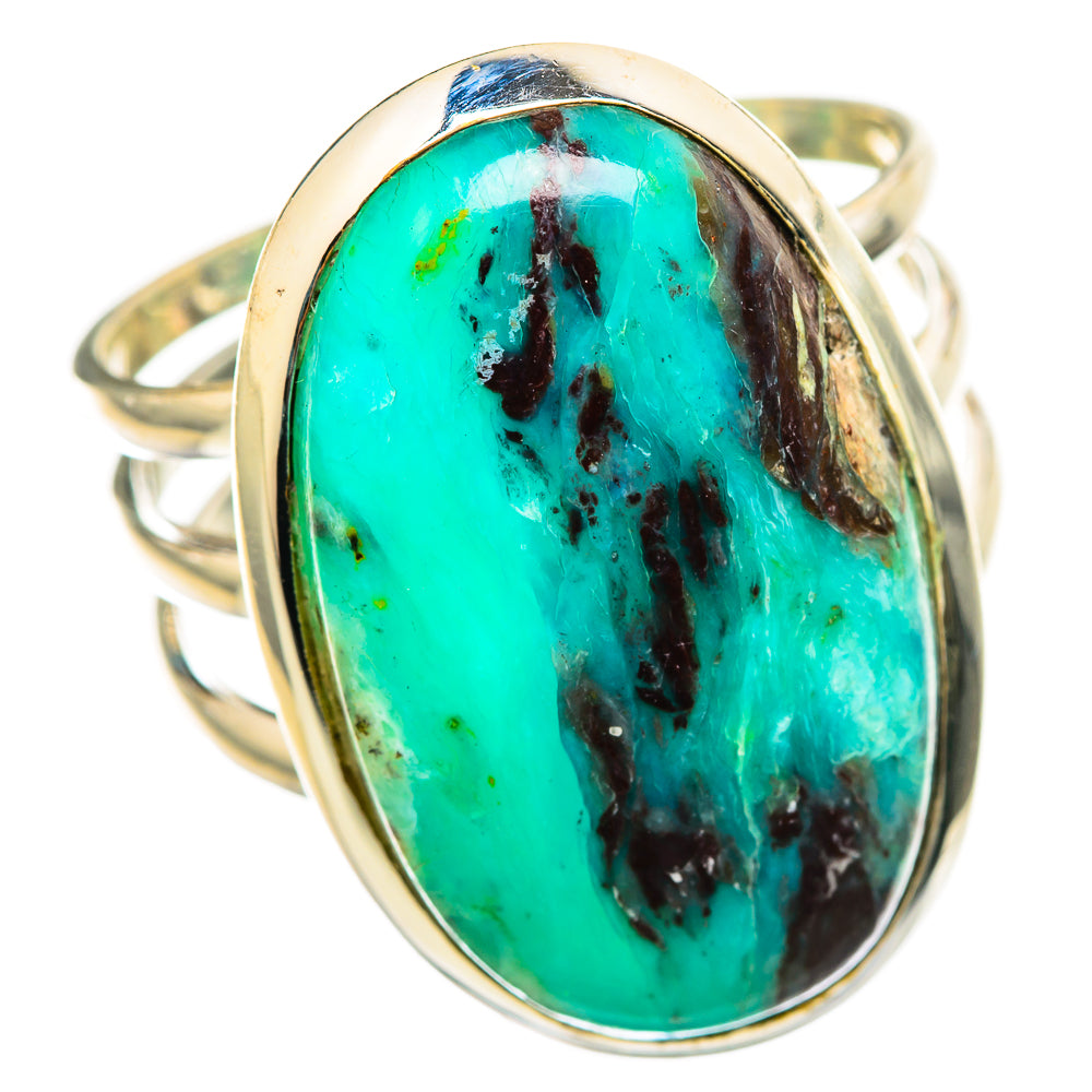 Peruvian Opal Rings handcrafted by Anasilvercos - RING114868 - Photo 2
