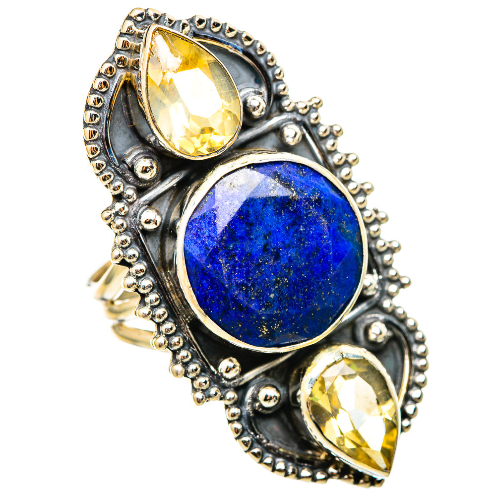 Lapis Lazuli Rings handcrafted by Anasilvercos - RING114903 - Photo 2