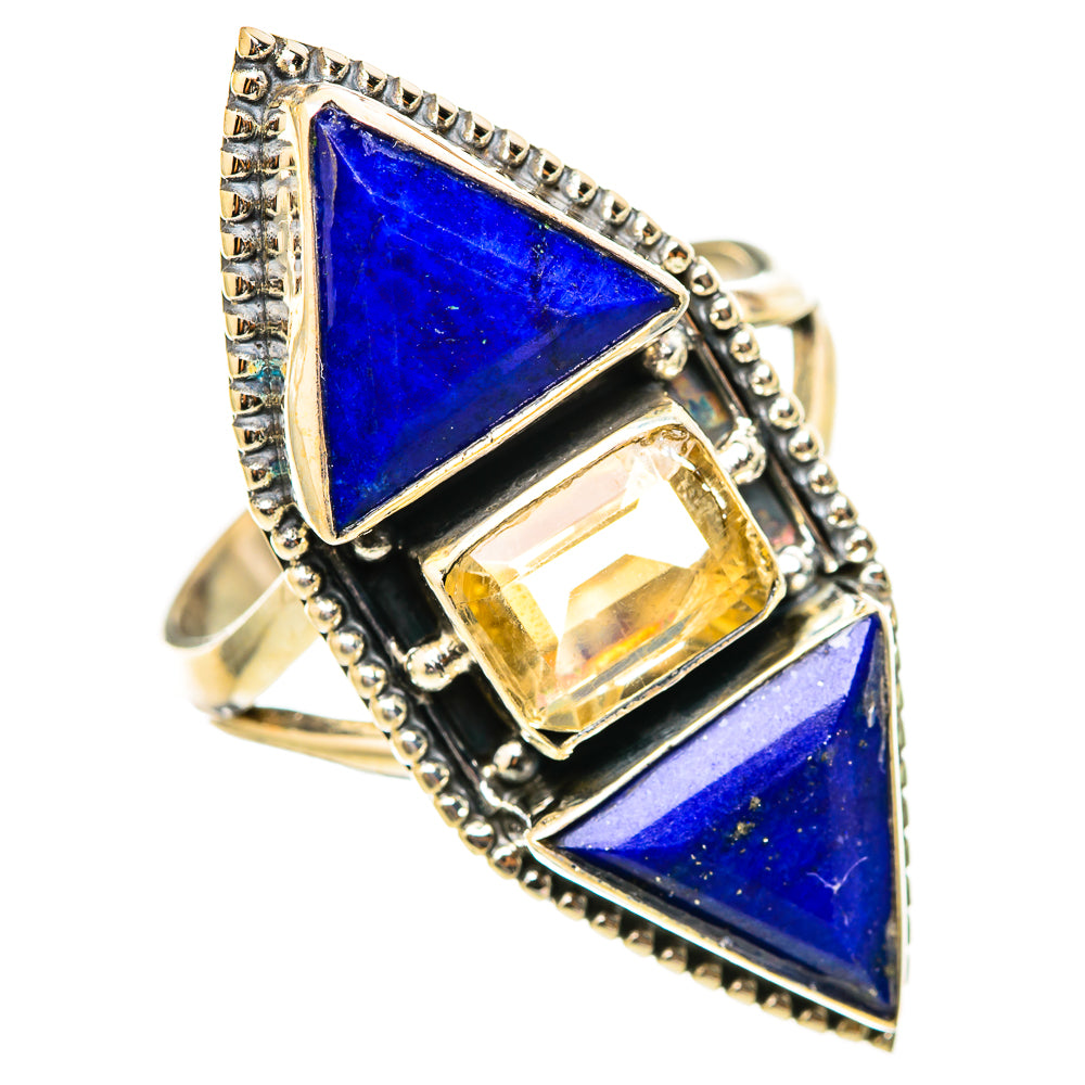 Lapis Lazuli Rings handcrafted by Anasilvercos - RING114904 - Photo 2