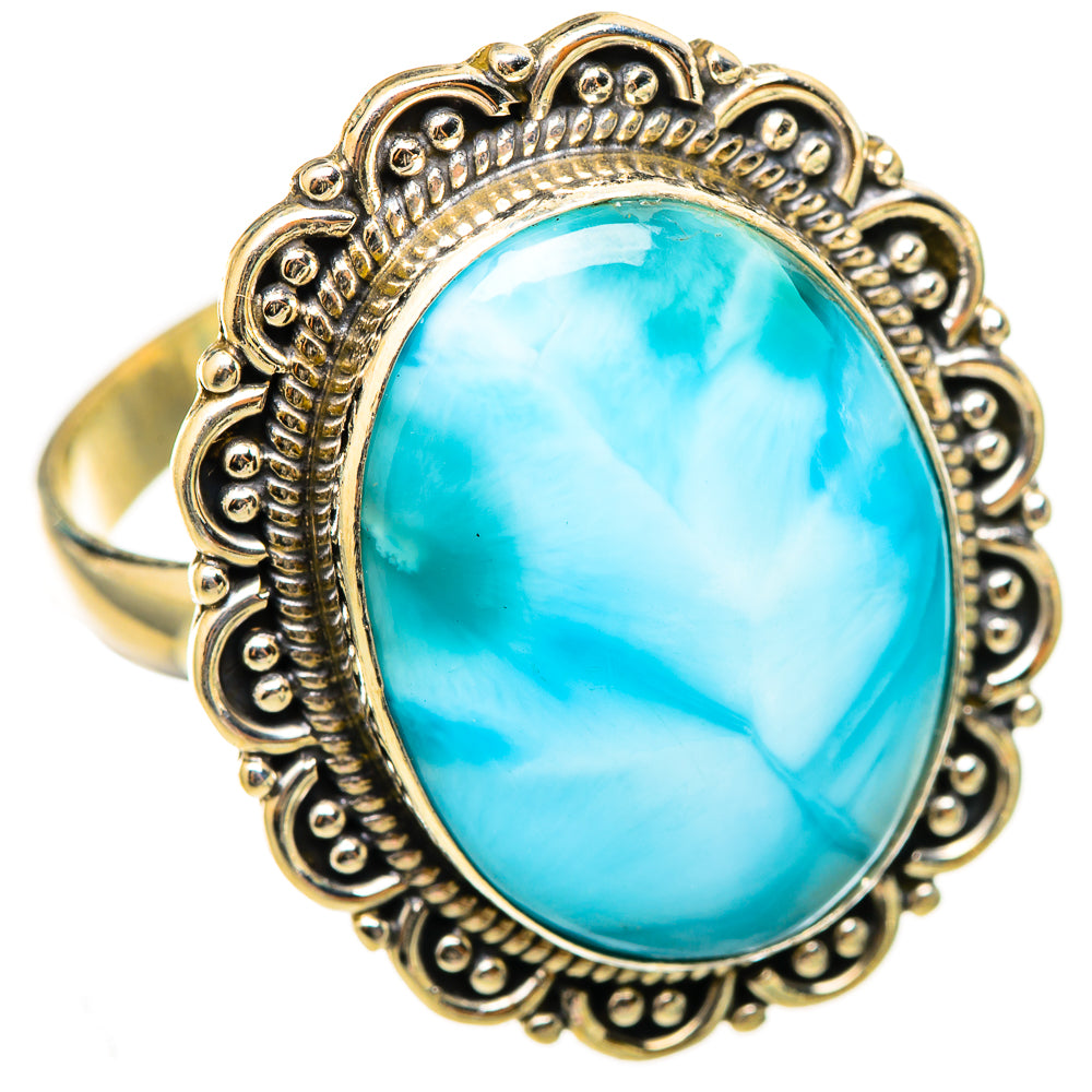 Larimar Rings handcrafted by Anasilvercos - RING114907 - Photo 2
