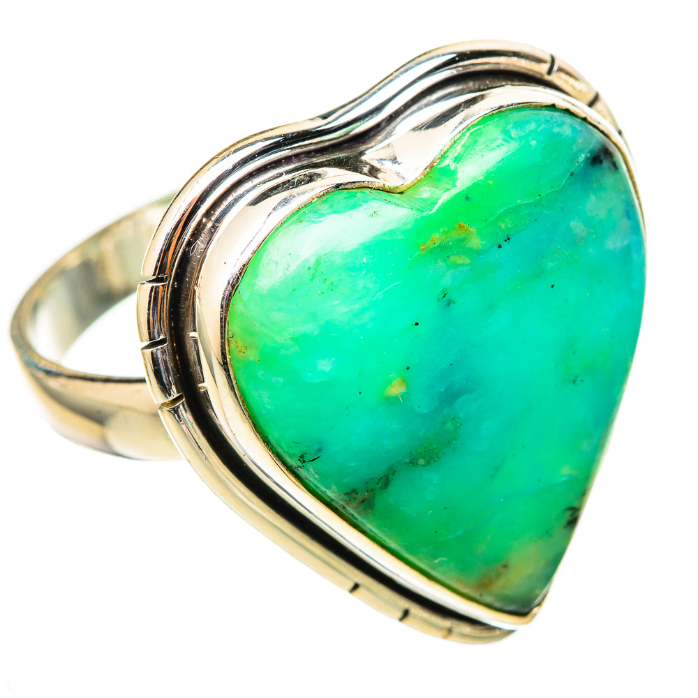 Peruvian Opal Rings handcrafted by Anasilvercos - RING114909 - Photo 2