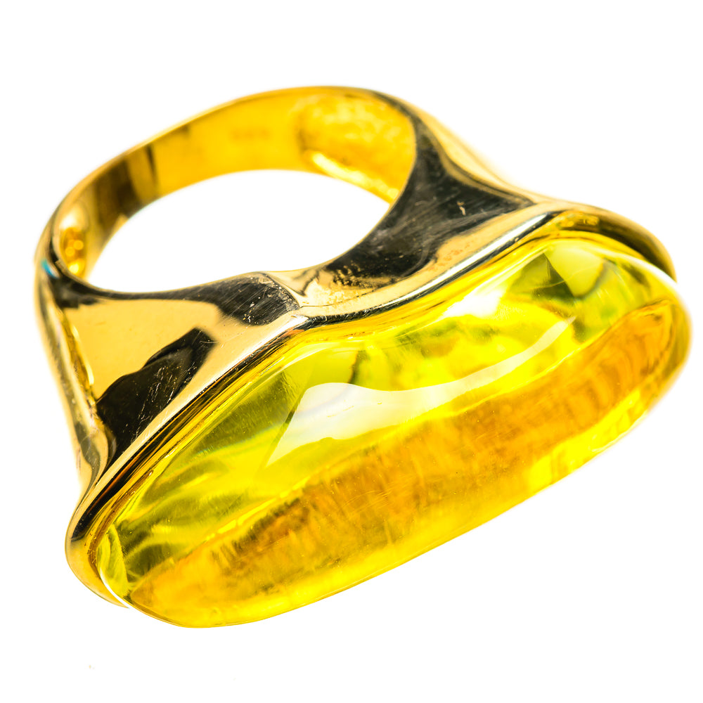 Lemon Quartz Rings handcrafted by Anasilvercos - RING114912 - Photo 2