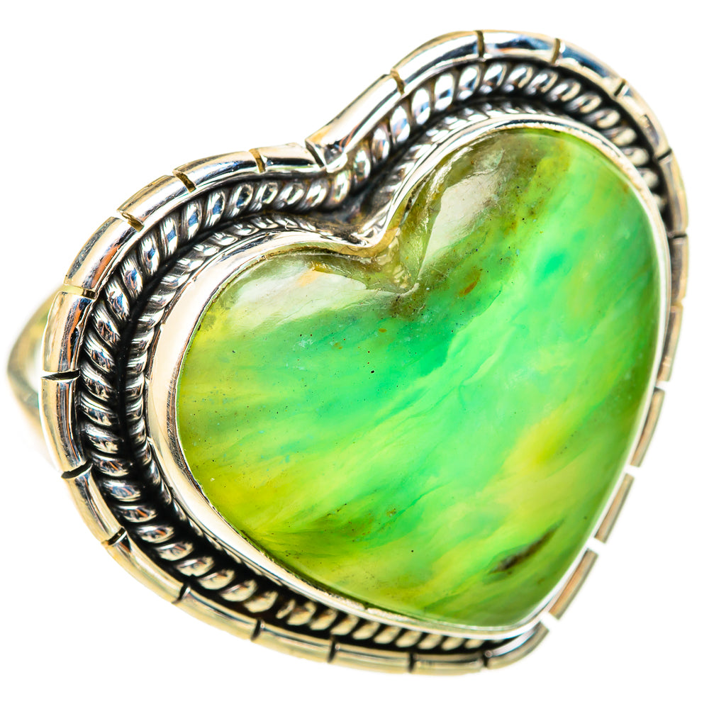 Peruvian Opal Rings handcrafted by Anasilvercos - RING114928 - Photo 2