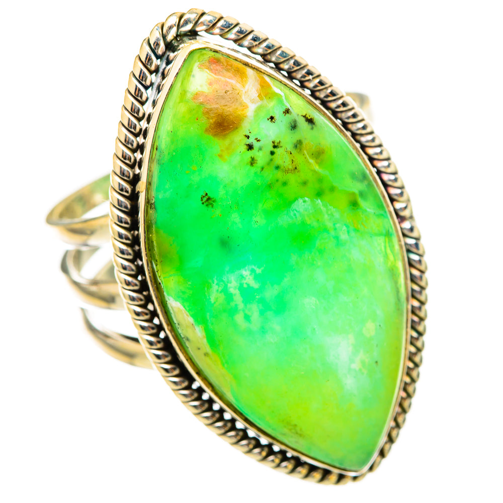 Peruvian Opal Rings handcrafted by Anasilvercos - RING114946 - Photo 2
