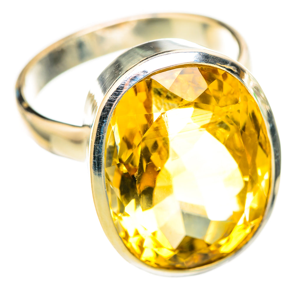 Citrine Sugarloaf Rings handcrafted by Anasilvercos - RING114947 - Photo 2