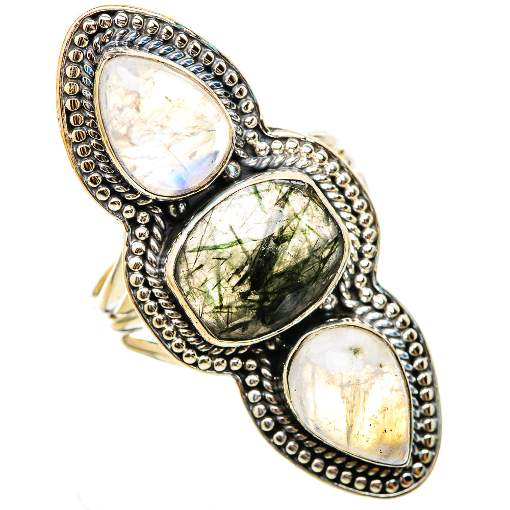Tourmalinated Quartz Rings handcrafted by Anasilvercos - RING114948 - Photo 2