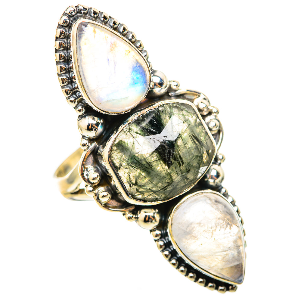 Tourmalinated Quartz Rings handcrafted by Anasilvercos - RING114964 - Photo 2
