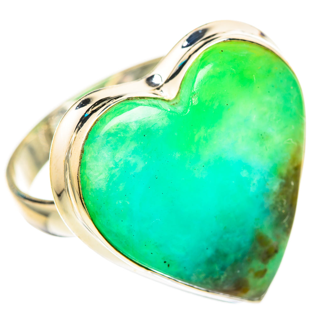Peruvian Opal Rings handcrafted by Anasilvercos - RING114977 - Photo 2
