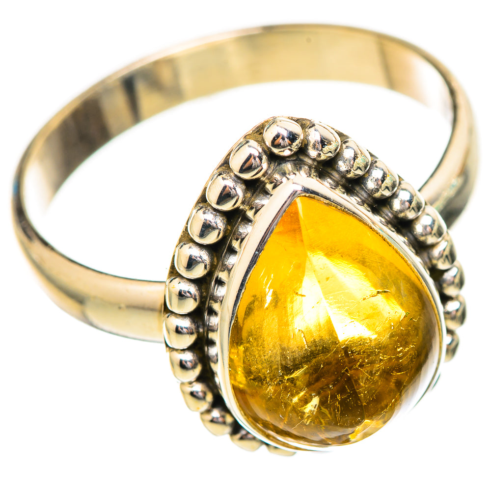 Citrine Rings handcrafted by Anasilvercos - RING115005 - Photo 2