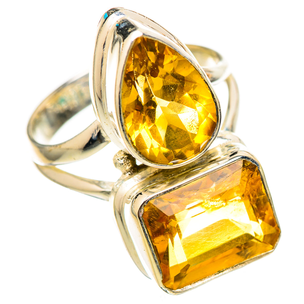 Citrine Rings handcrafted by Anasilvercos - RING115006 - Photo 2