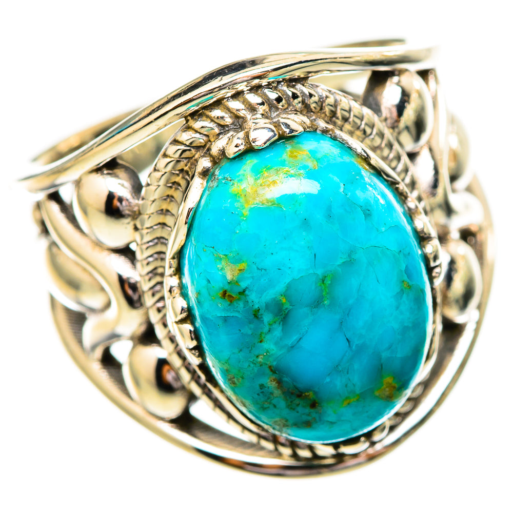 Peruvian Chrysocolla Rings handcrafted by Anasilvercos - RING115190 - Photo 2