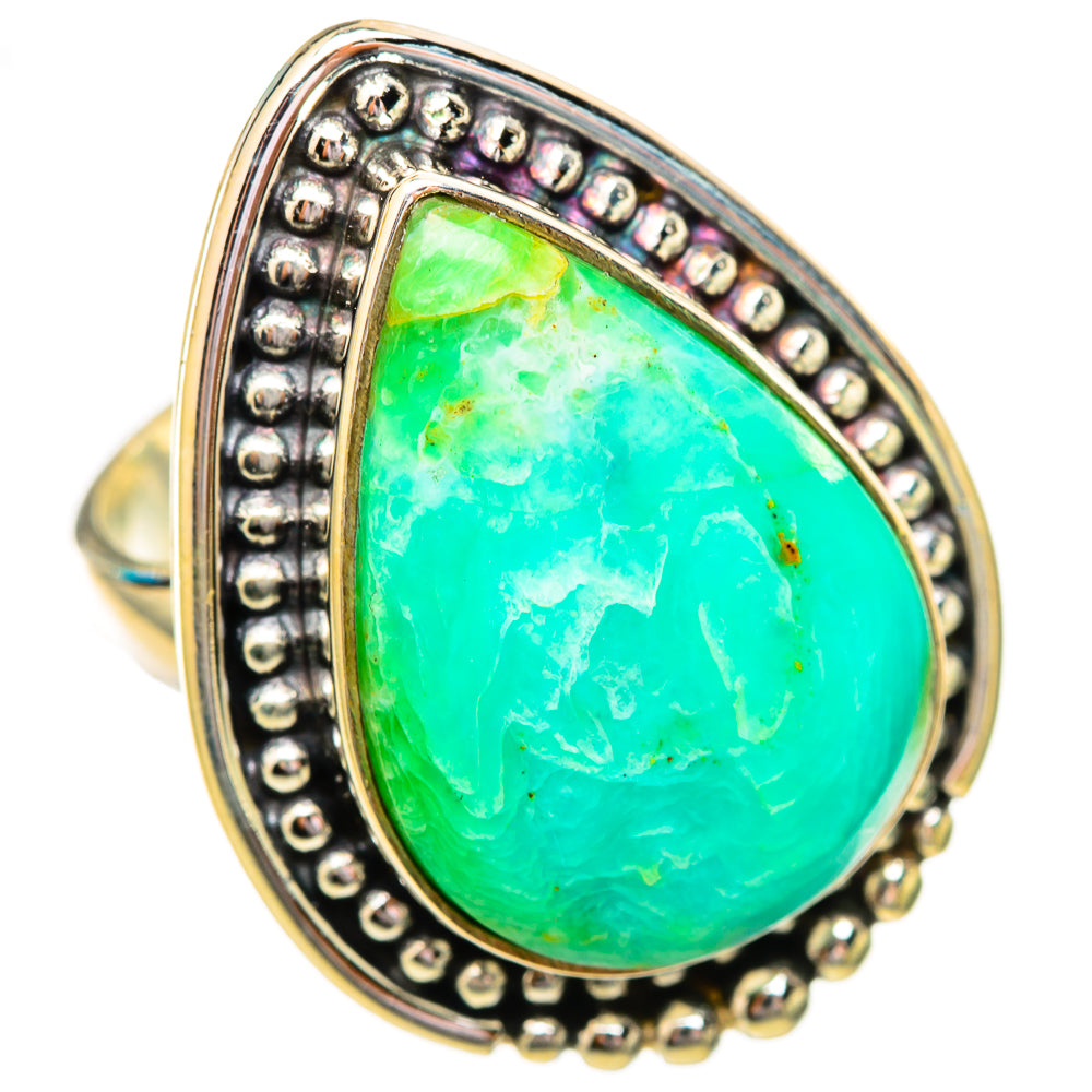 Peruvian Opal Rings handcrafted by Anasilvercos - RING115193 - Photo 2