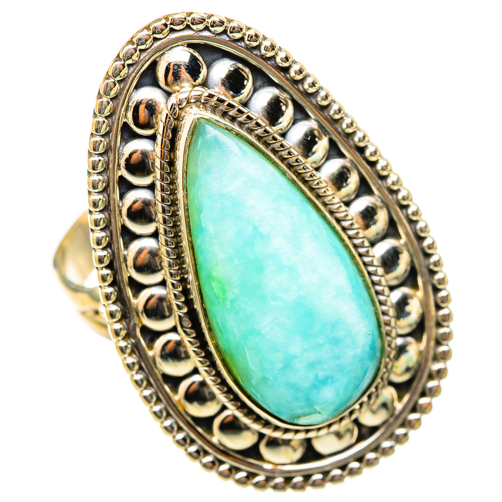 Peruvian Opal Rings handcrafted by Anasilvercos - RING115297 - Photo 2