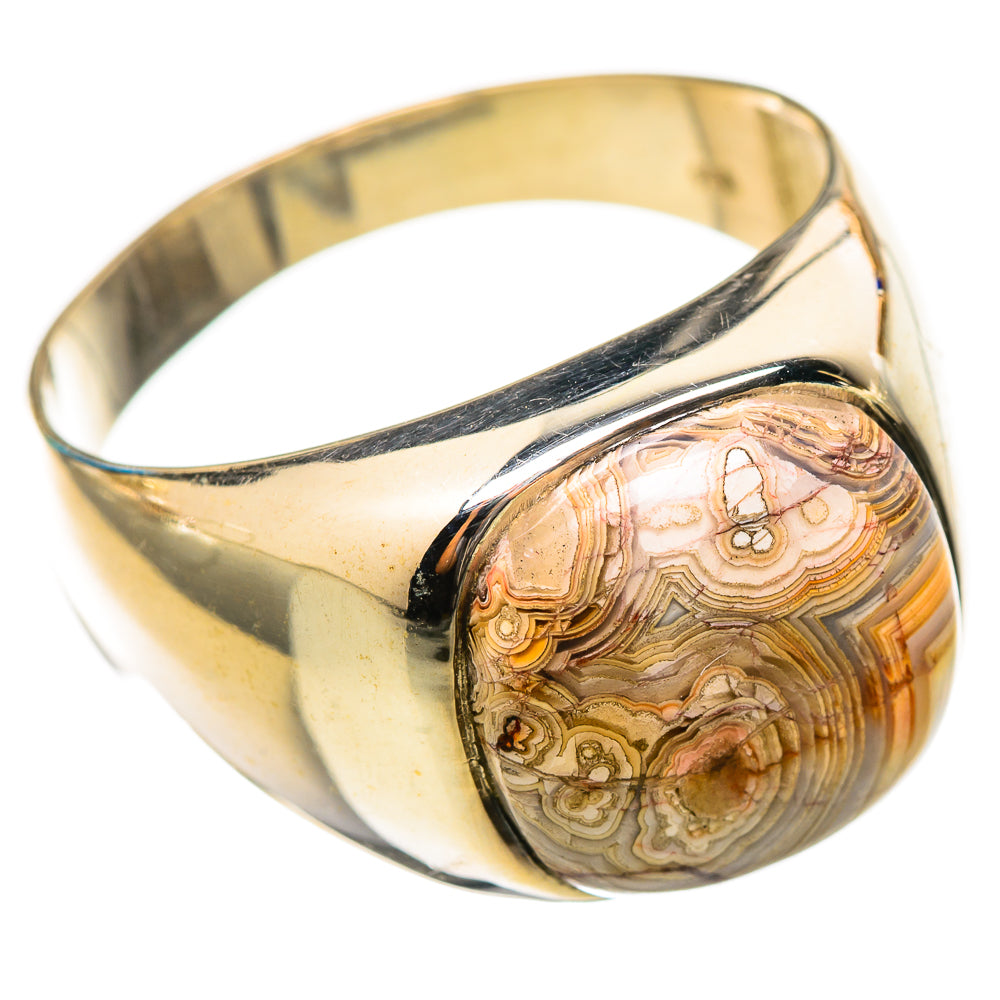 Crazy Lace Agate Rings handcrafted by Anasilvercos - RING115302 - Photo 2