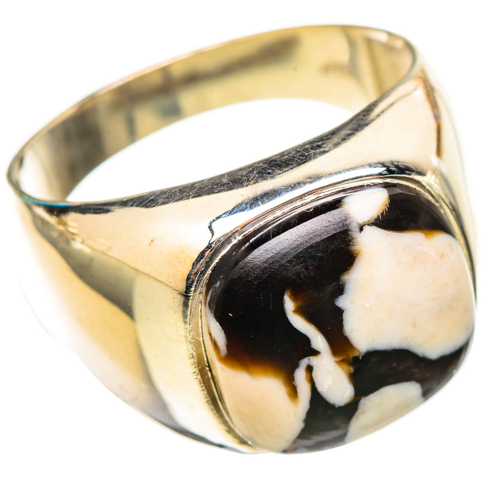 Peanut Wood Jasper Rings handcrafted by Anasilvercos - RING115303 - Photo 2