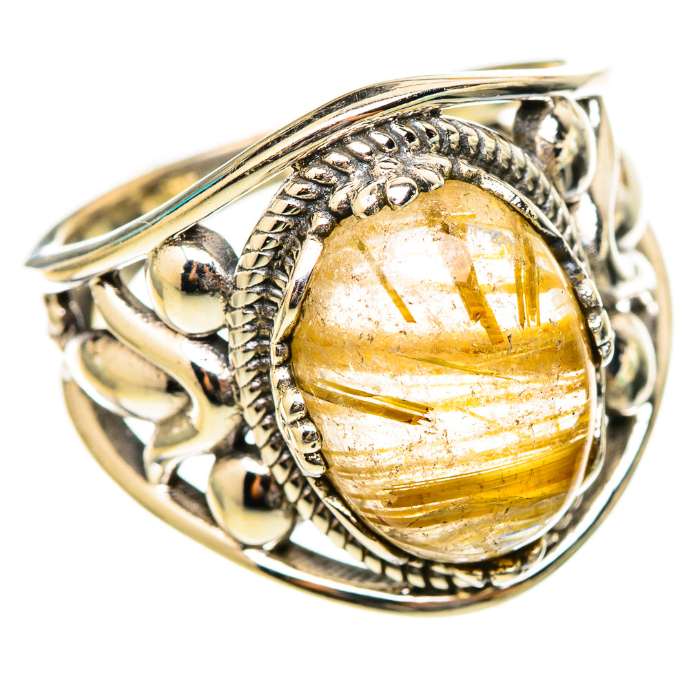 Rutilated Quartz Rings handcrafted by Anasilvercos - RING115341 - Photo 2