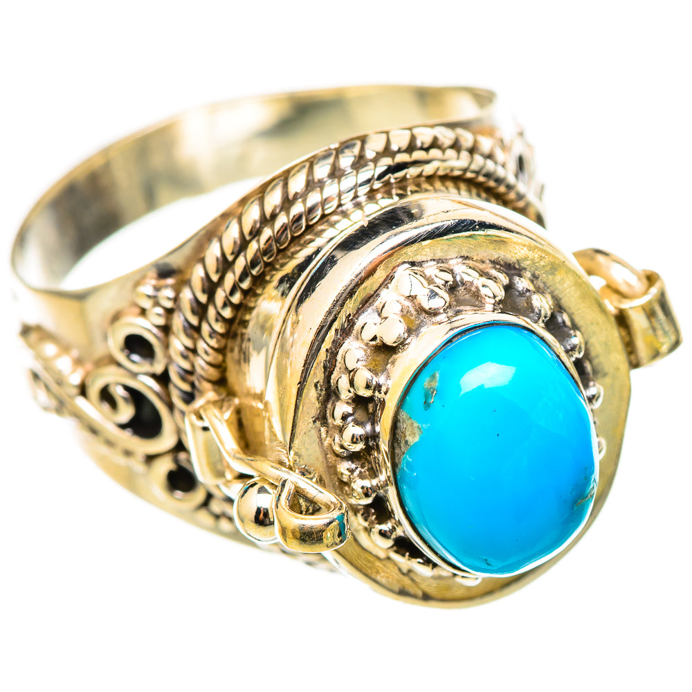 Sleeping Beauty Turquoise Rings handcrafted by Anasilvercos - RING115380 - Photo 2