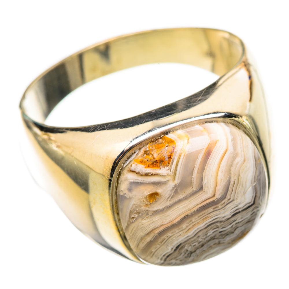 Laguna Lace Agate Rings handcrafted by Anasilvercos - RING115397 - Photo 2