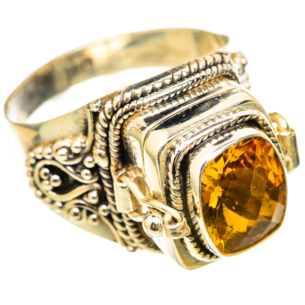 Mandarin Citrine Rings handcrafted by Anasilvercos - RING115414 - Photo 2