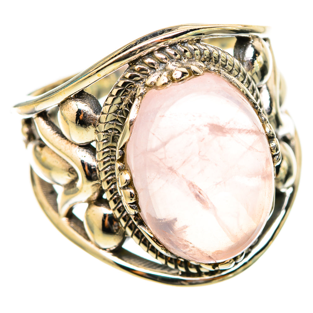 Rose Quartz Rings handcrafted by Anasilvercos - RING115415 - Photo 2