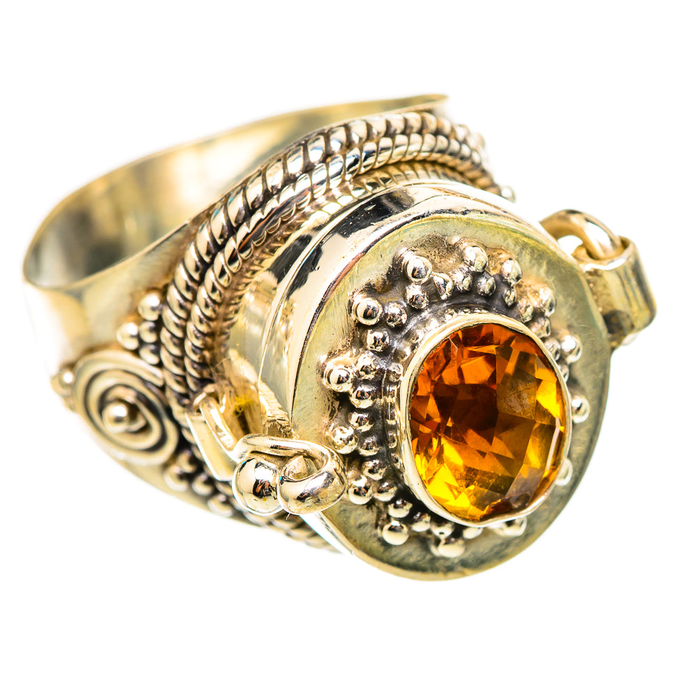 Mandarin Citrine Rings handcrafted by Anasilvercos - RING115437 - Photo 2